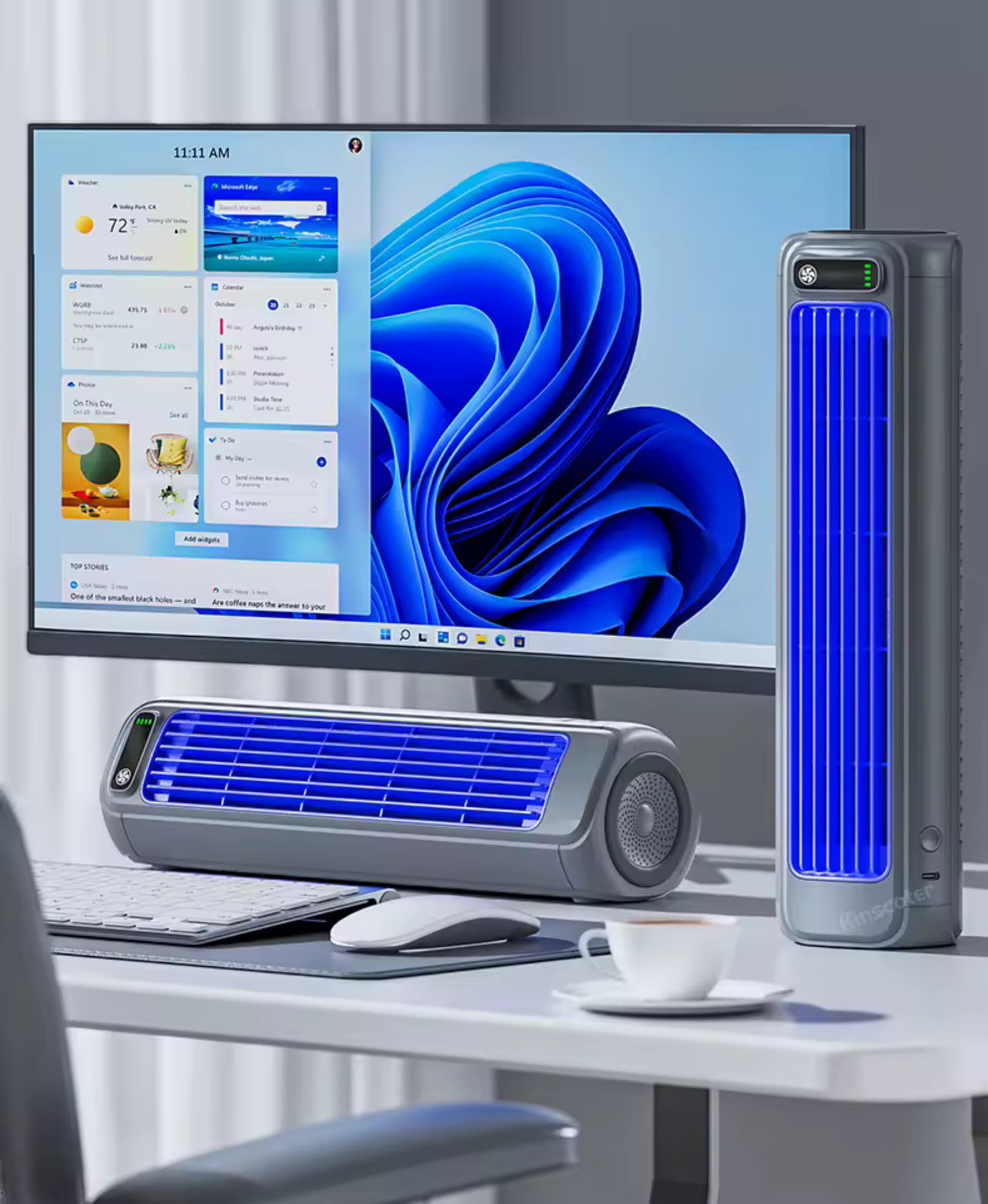 Ventilateur Clim silencieux mural puissant