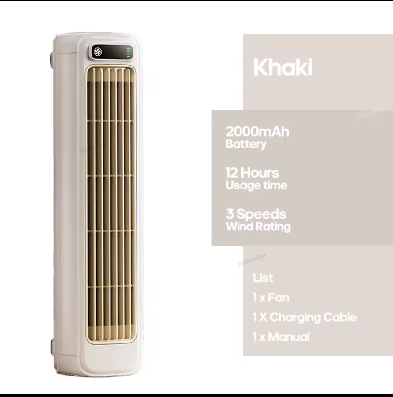 Ventilateur Clim silencieux mural puissant
